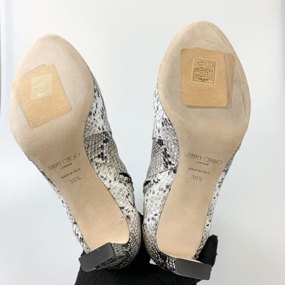 NEW Jimmy Choo Snake Ankle Boot Size 38.5 - Picture 11 of 11